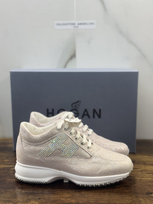 Hogan Interactive Pelle Rosa  H Strass    Casual Hogan Donna 35
