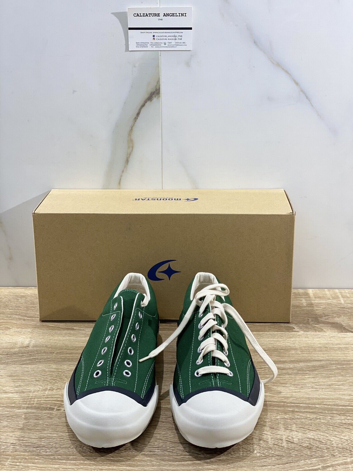 Moonstar scarpa uomo gym court Green casual shoes 40