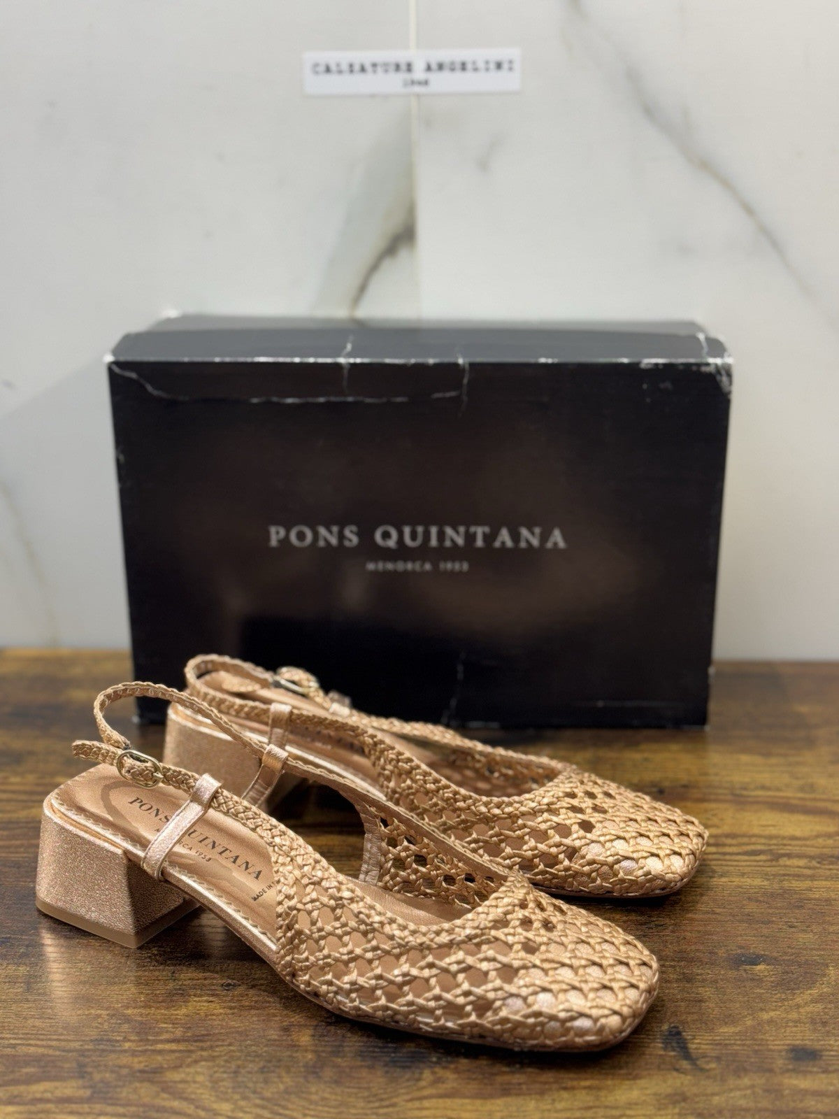 Pons Quintana Sandalo Sling Back Oro  Con Tacco   Casual Pons Quintana Donna 39