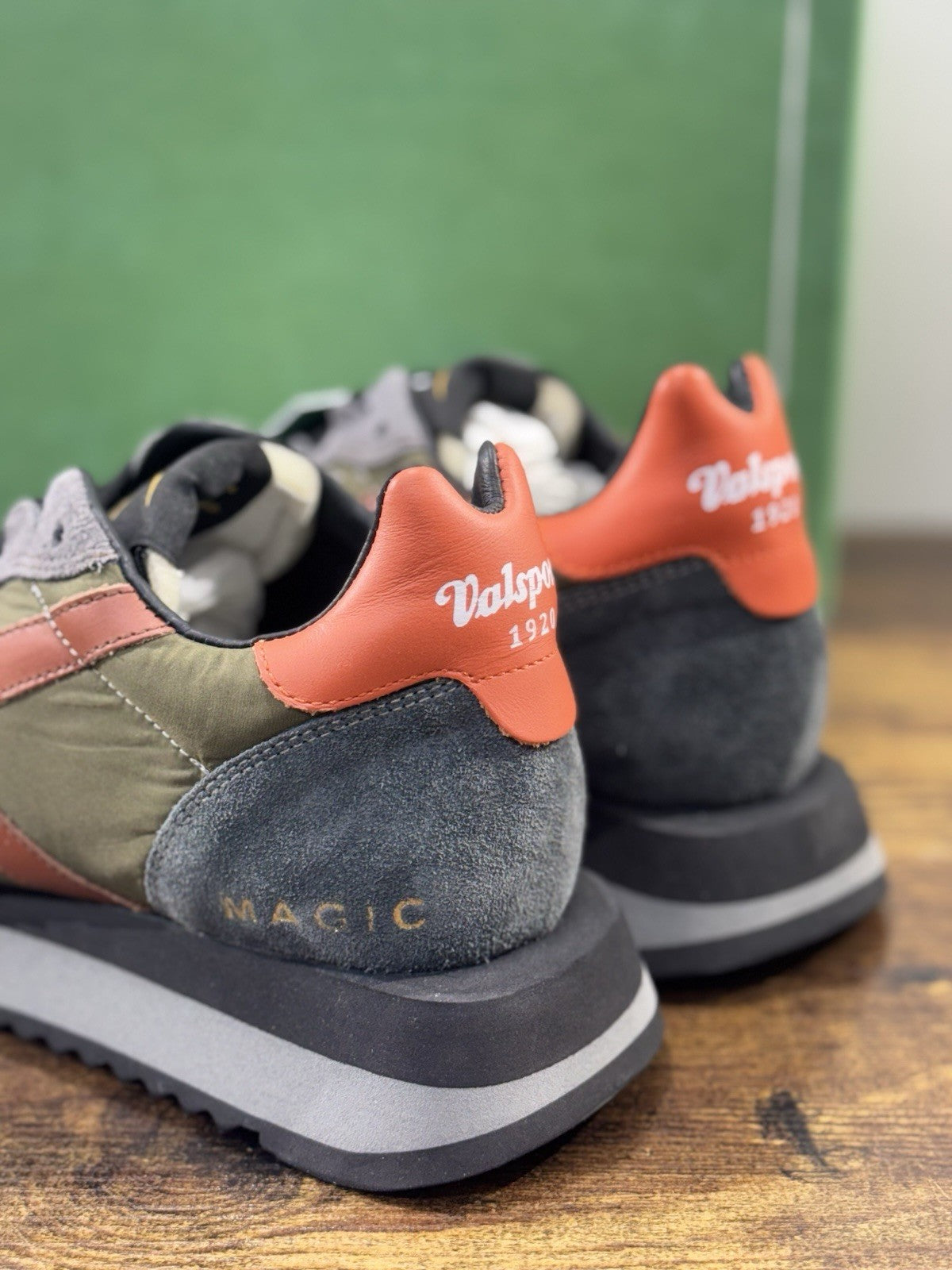 Valsport Magic Sneaker Suede Nero Uomo 40