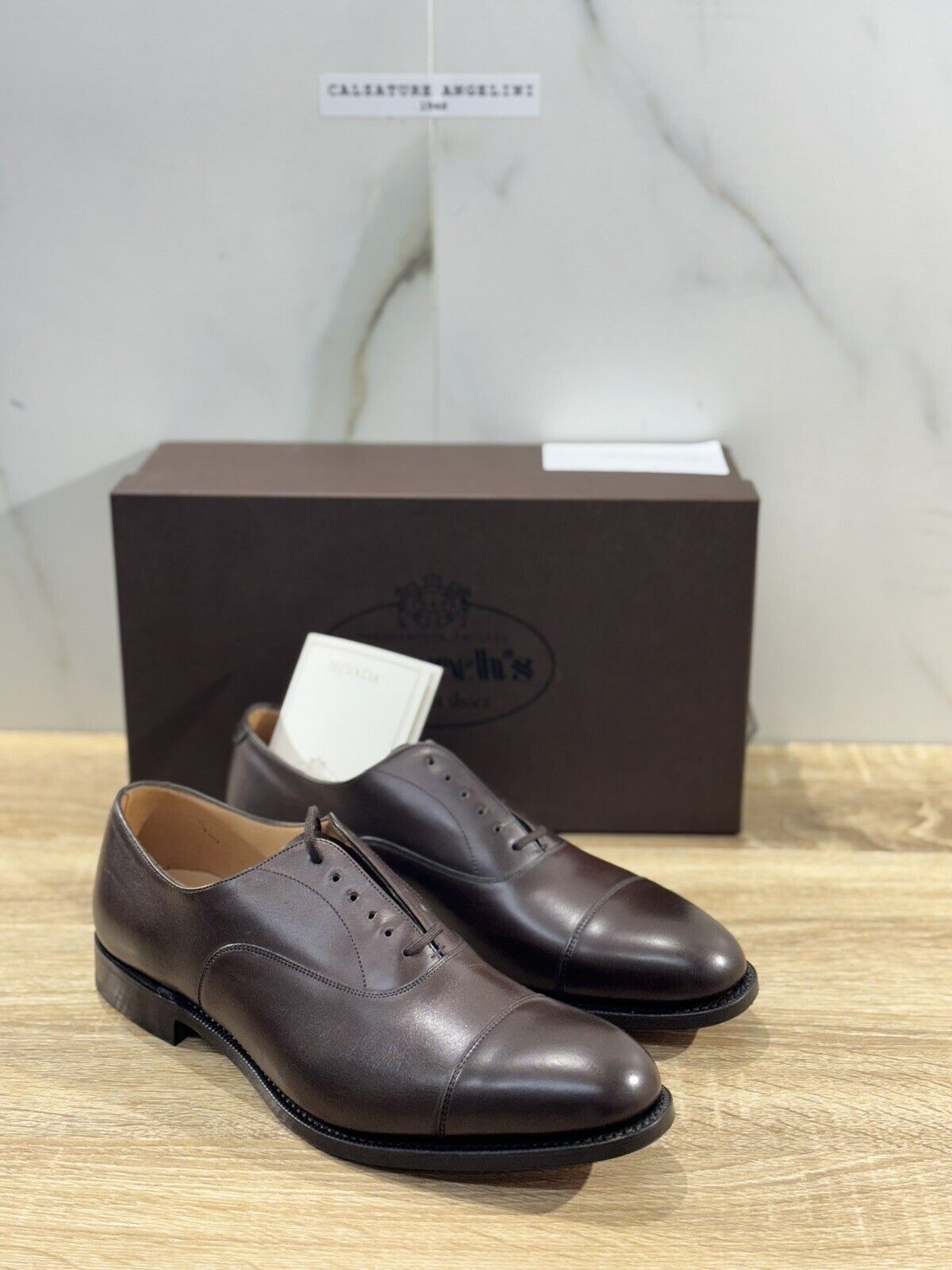 Church’s Dubai Pelle Ebony Fondo Cuoio Luxury Church’s Men Shoes 41