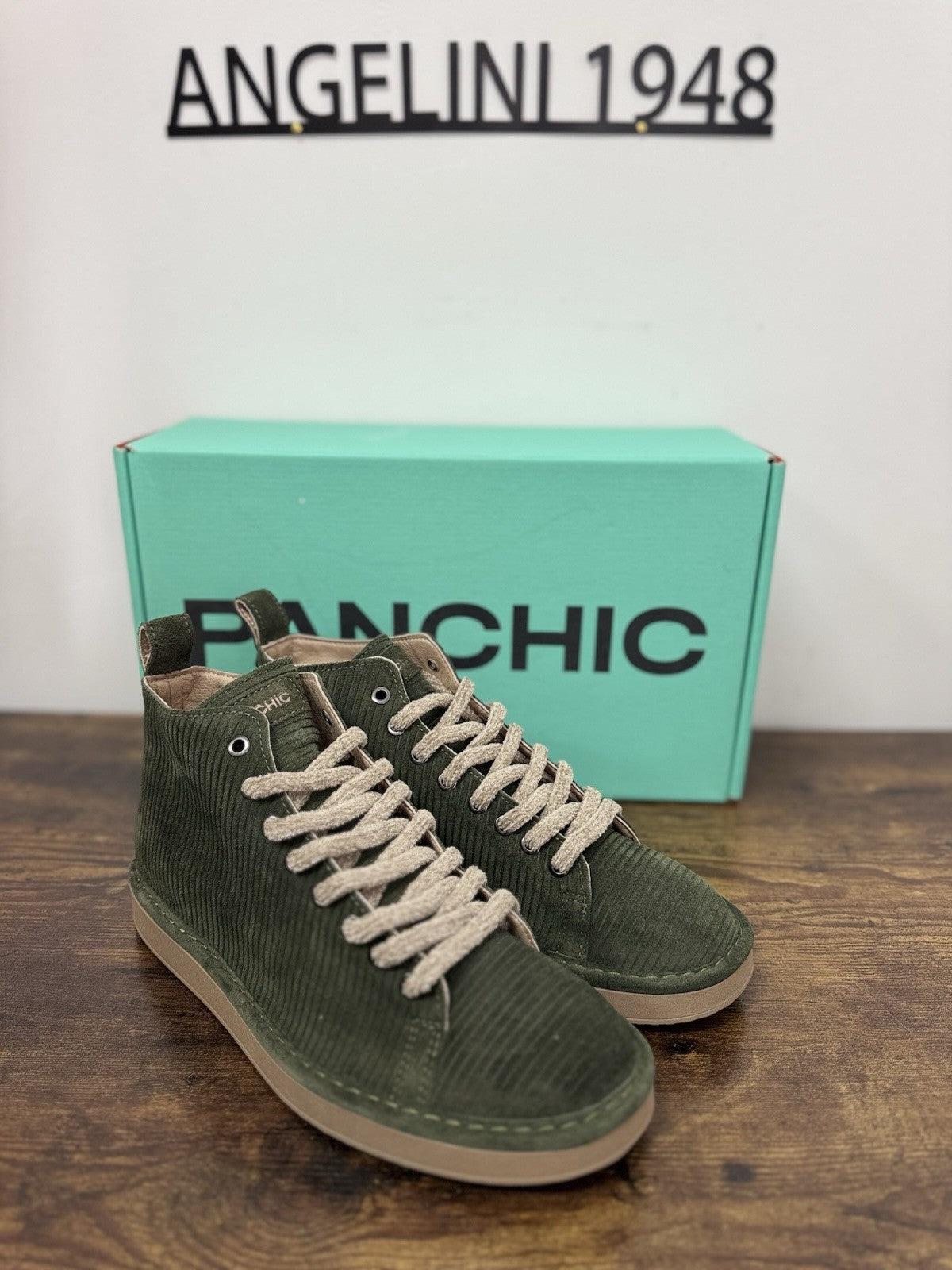 Panchic Ankle Boot Suede Military Green      Casual Boot Uomo 40