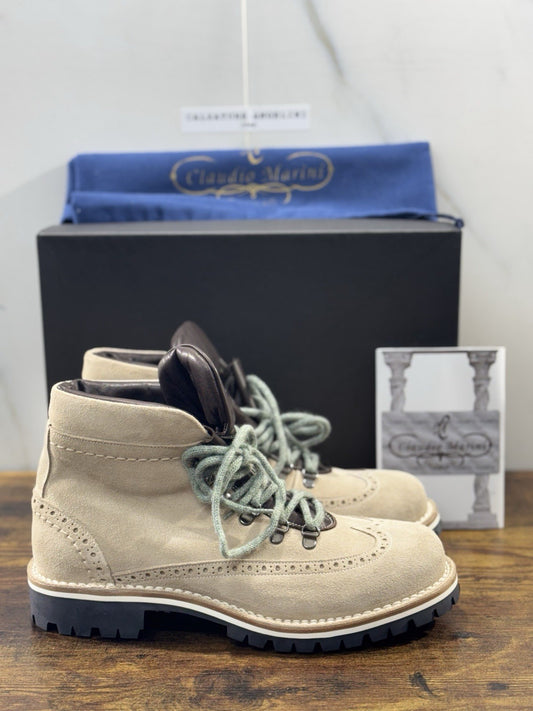 Claudio Marini Pedula Mountain Boot Uomo Fatta A Mano Calzolaio Marchigiano 41