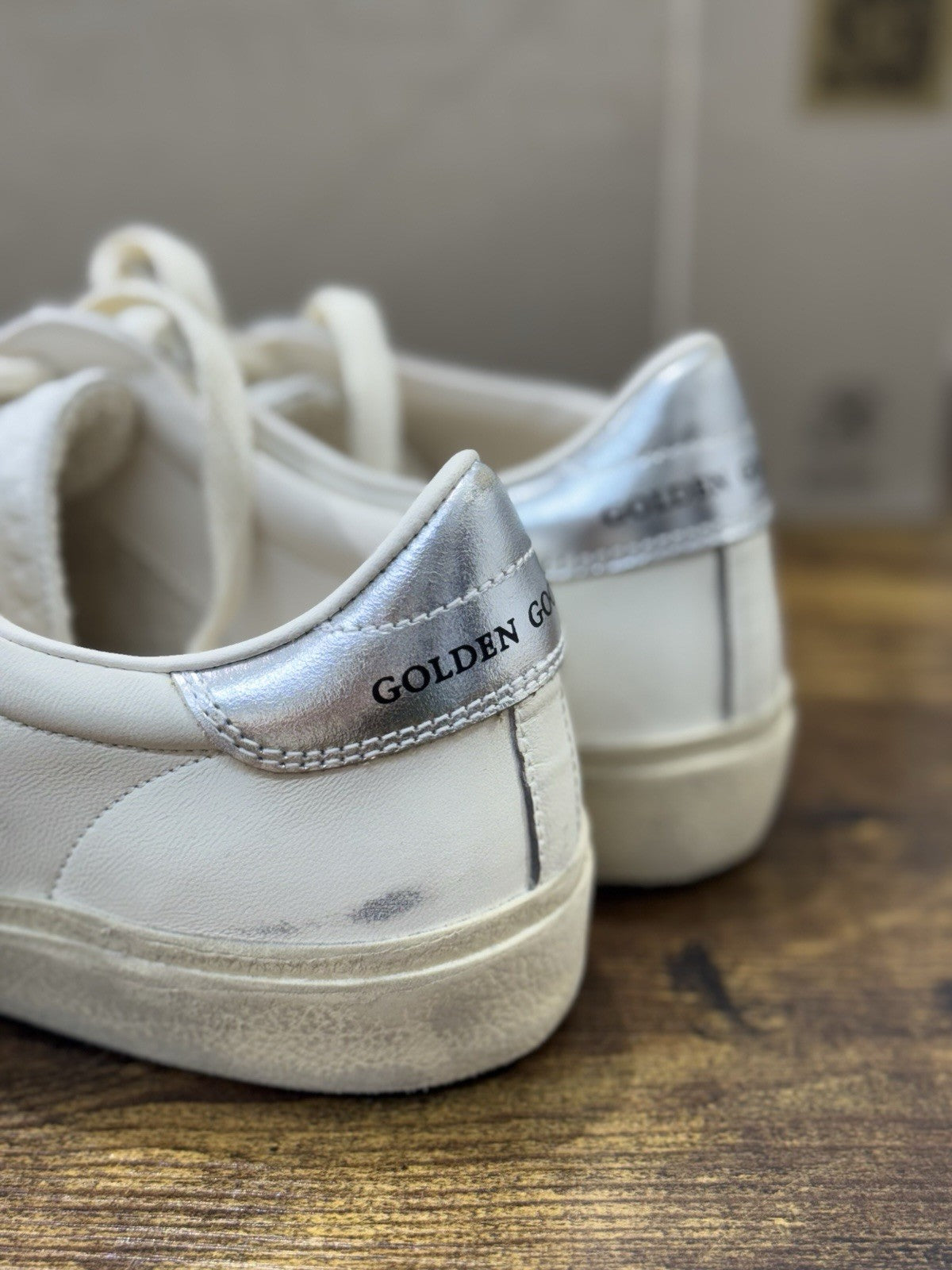 Golden Goose Soulstar Pelle Bianca Silver  Luxury Sneaker Golden Goose Donna 38