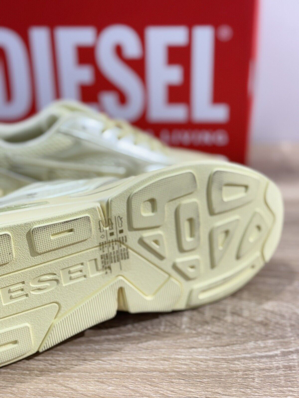 Diesel Sneaker Donna Serendipity Sport Casual Pelle Light Yellow  Extra Light 41