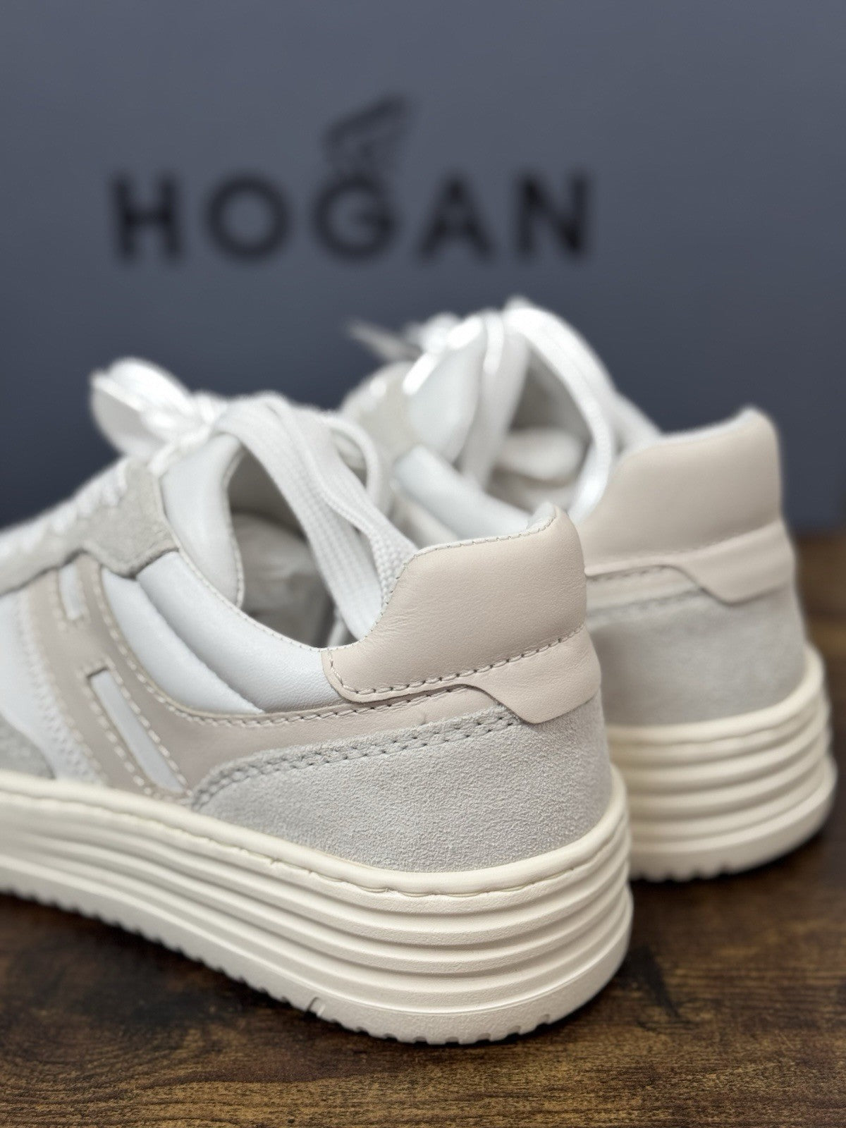 Hogan H630 Sneaker Memory Foam Pelle Casual Bianca   Hogan Scarpe Donna 38