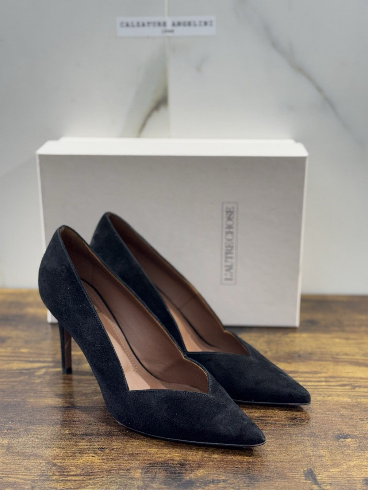 L’autrechose Décolleté Suede  Nero  Casual Donna 41