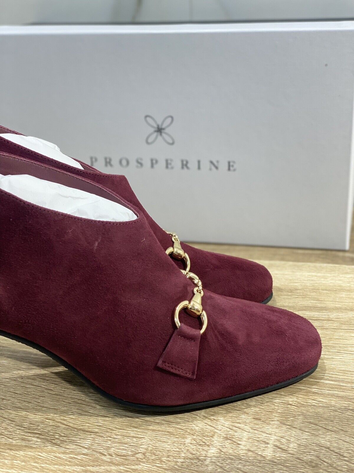 Prosperine Stivaletto donna 8131 suede bordeaux handamde in italy 40