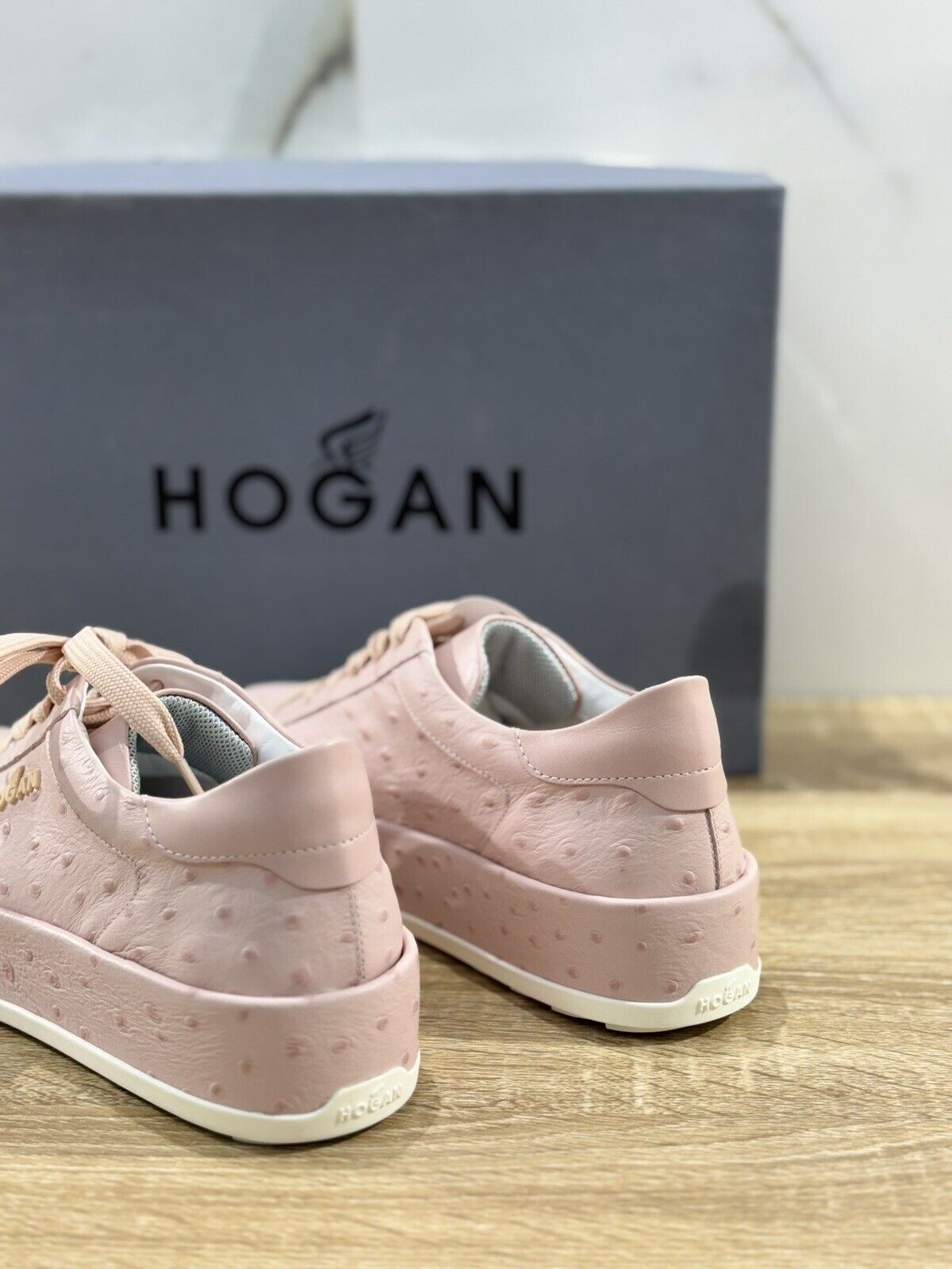 Hogan R320 Sneaker Donna Pelle Rosa  Casual Hogan Woman 36