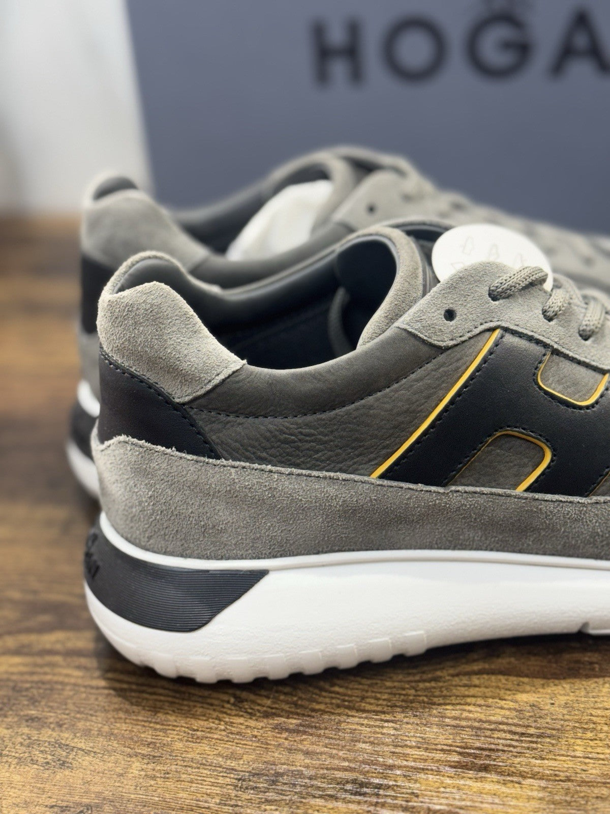 Hogan Interactive 3 Pelle Suede Grey Blu  Casual Hogan Uomo 41