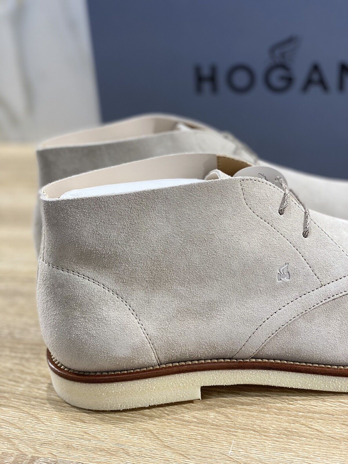 Hogan Polacchino uomo business casual suede naturale hogan men shoe 43