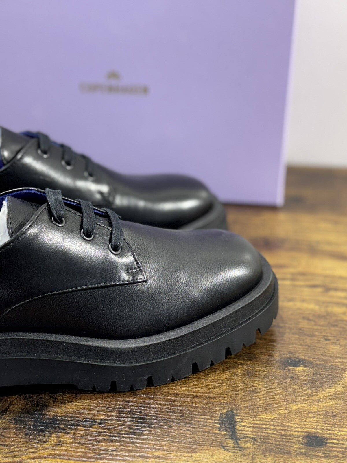 Copenhagen  Derby Casual  Donna Extra Light   Black Casual Shoes Woman 38