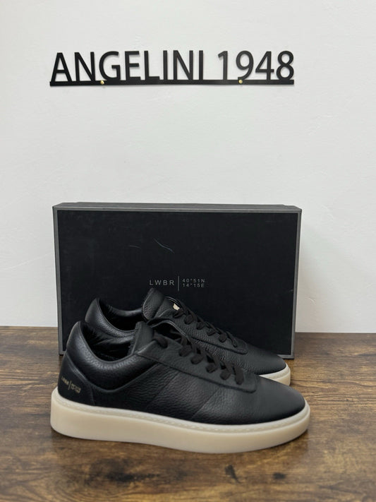 Low Brand Sneaker Pelle Nera Casual Uomo 45