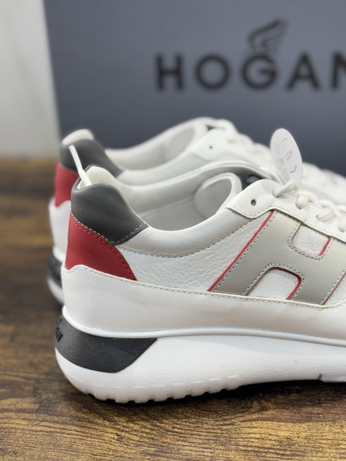 Hogan Interactive 3 Pelle Bianca  Casual Hogan Uomo 39