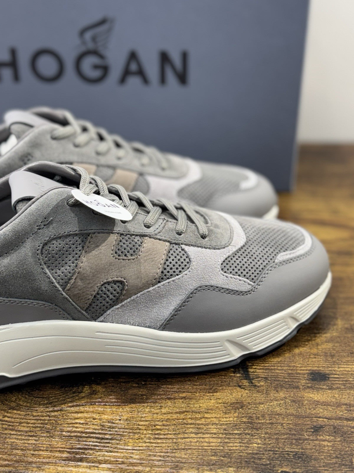 Hogan Hyperlight Sneaker Grigia  Memory Foam Luxury Hogan Uomo 42.5