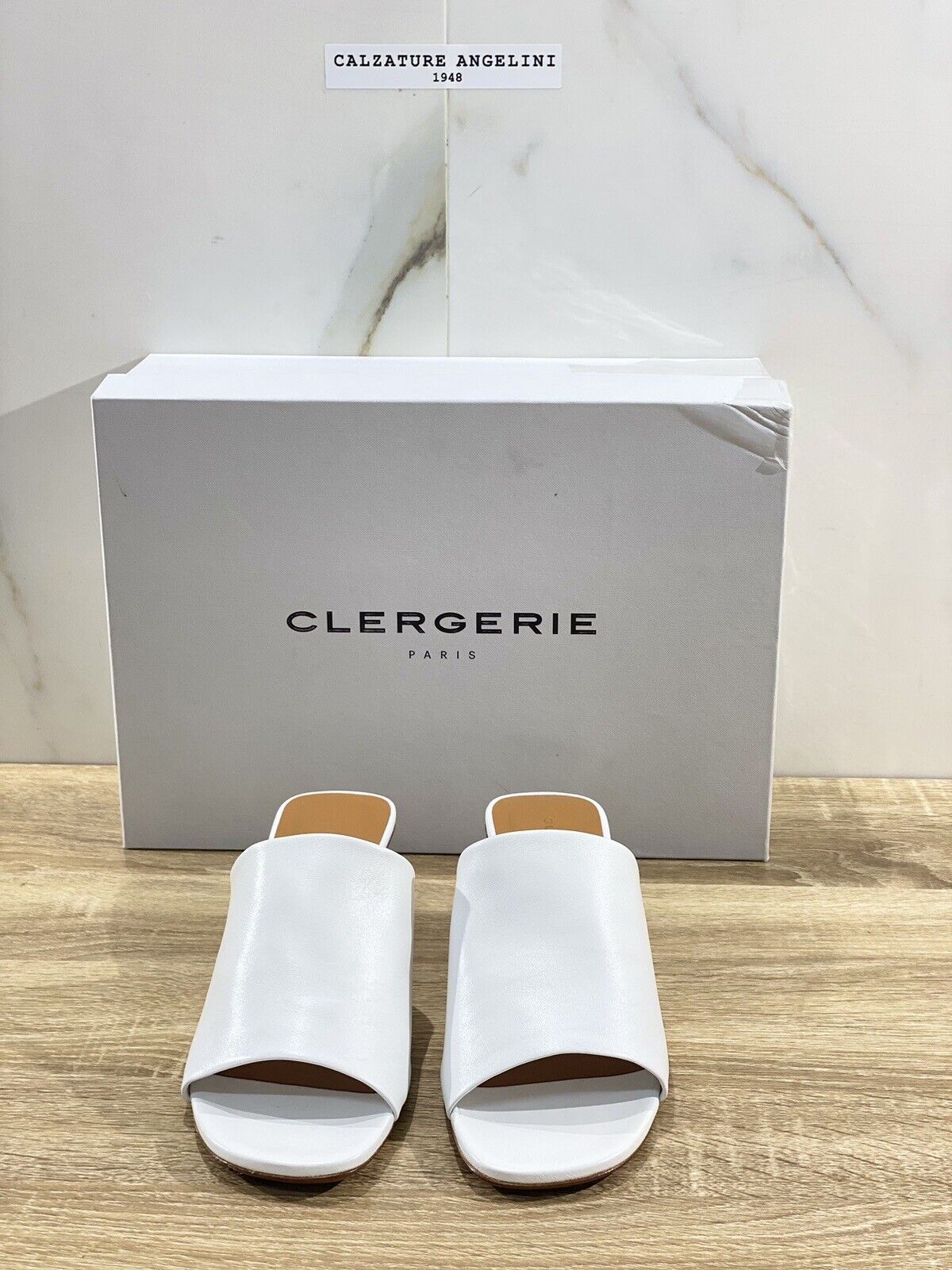 Clergerie Sandalo Donna Lyna Pelle Bianco Luxury Clergerie Sandal 38.5