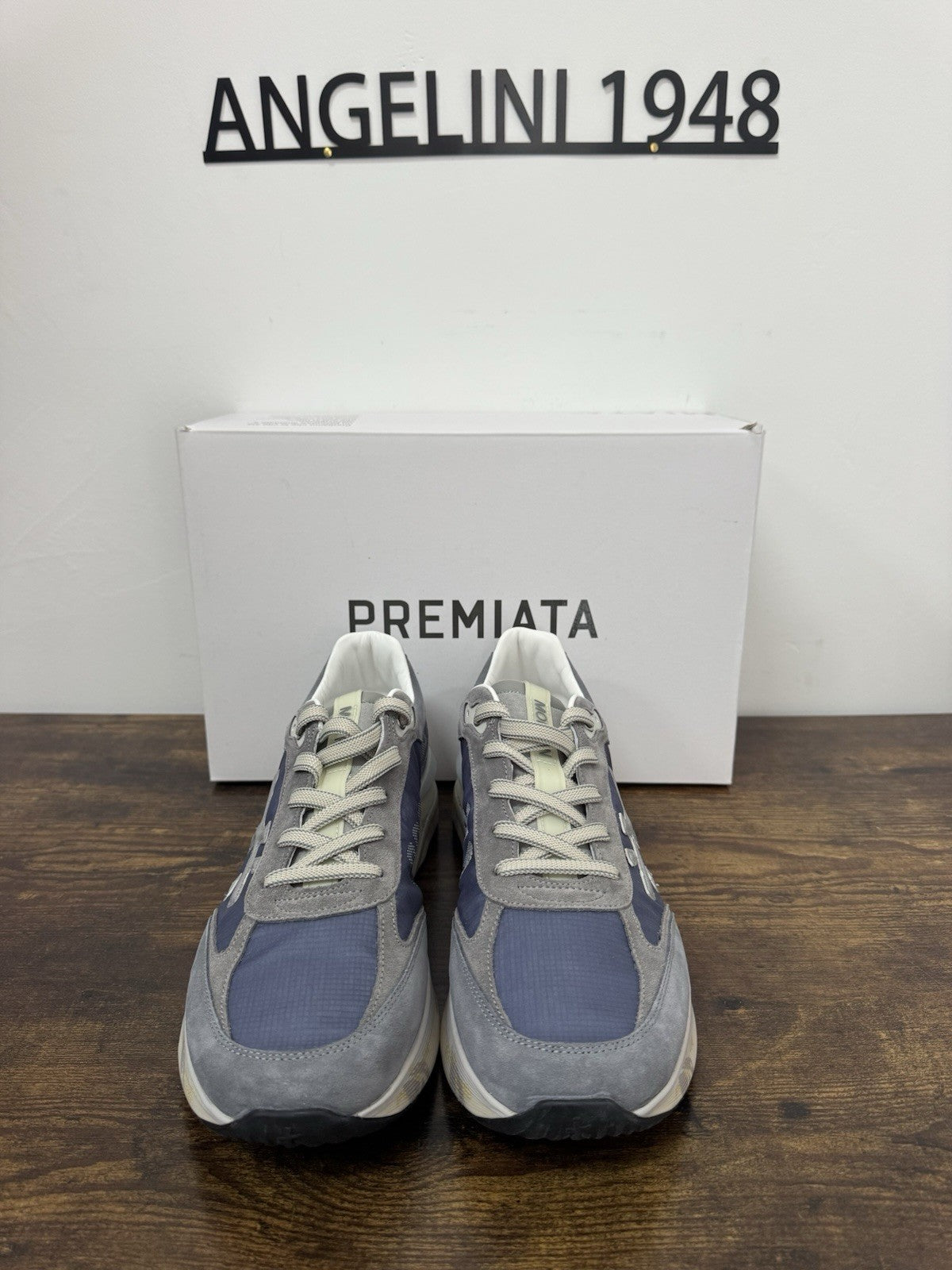 Premiata Moerun Sneaker Suede Blu  Casual Premiata Uomo 43