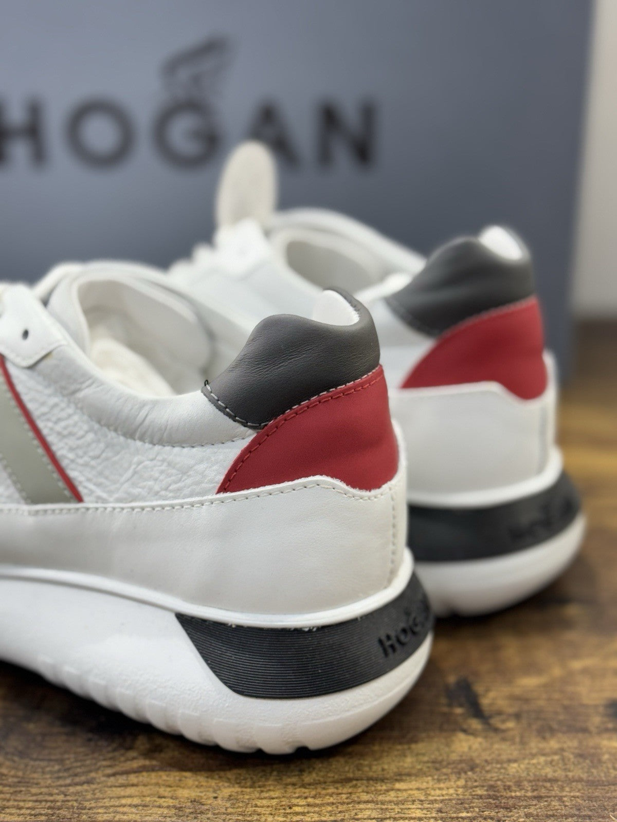 Hogan Interactive 3 Pelle Bianca  Casual Hogan Uomo 39