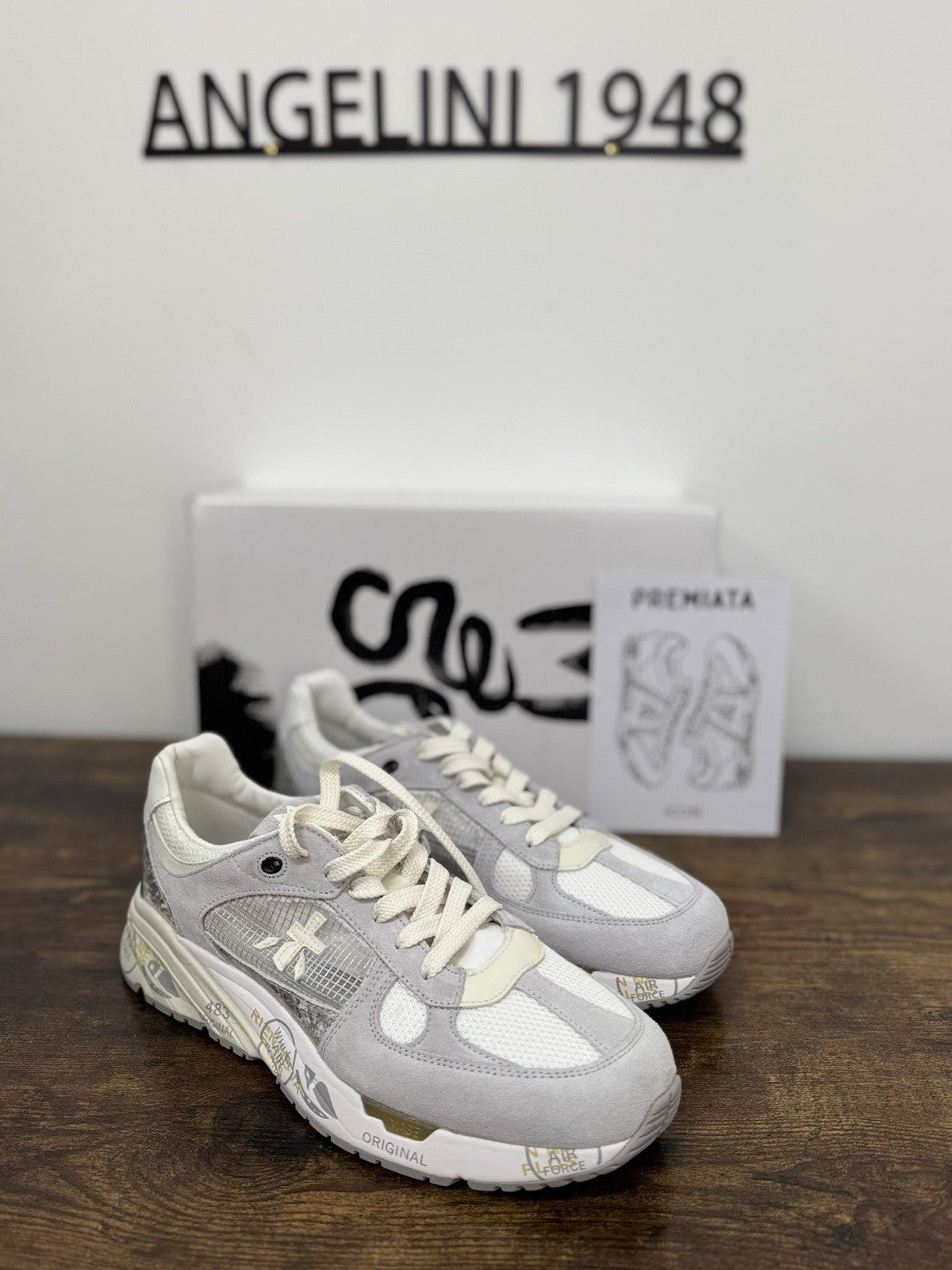 Premiata Mase Sneaker Pelle Grey Traforata Summer    Casual Premiata Donna 40
