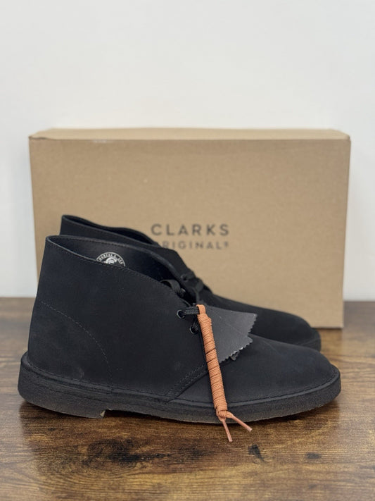 Clarks Desert Boot Icon Suede Nero  Casual Uomo 43