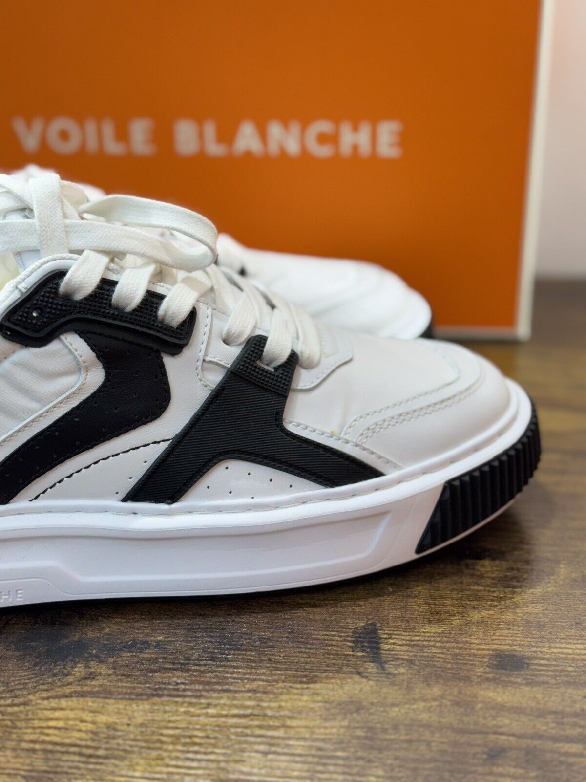 Voile Blanche Sneaker Uomo Forx 2 Pelle Bianca Casual Men Snekaer 40