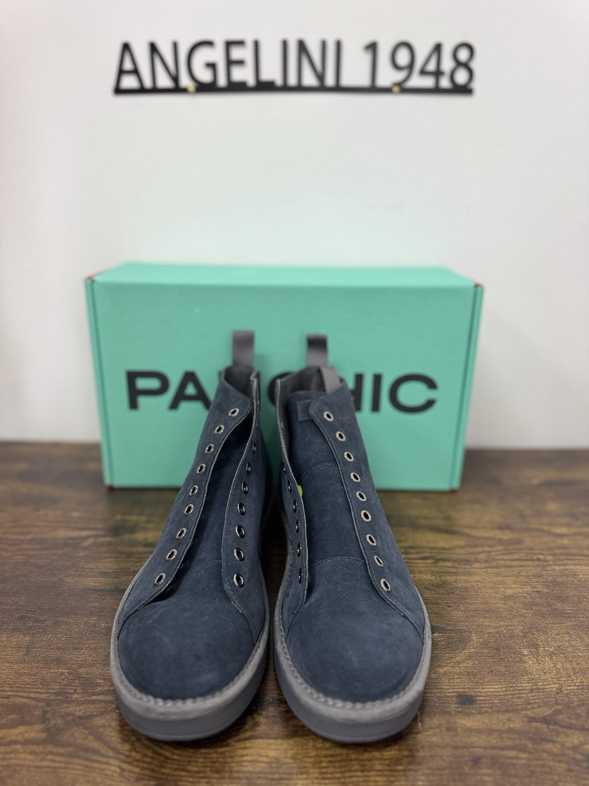 Panchic Ankle Boot Suede Blu      Casual Boot Uomo 44