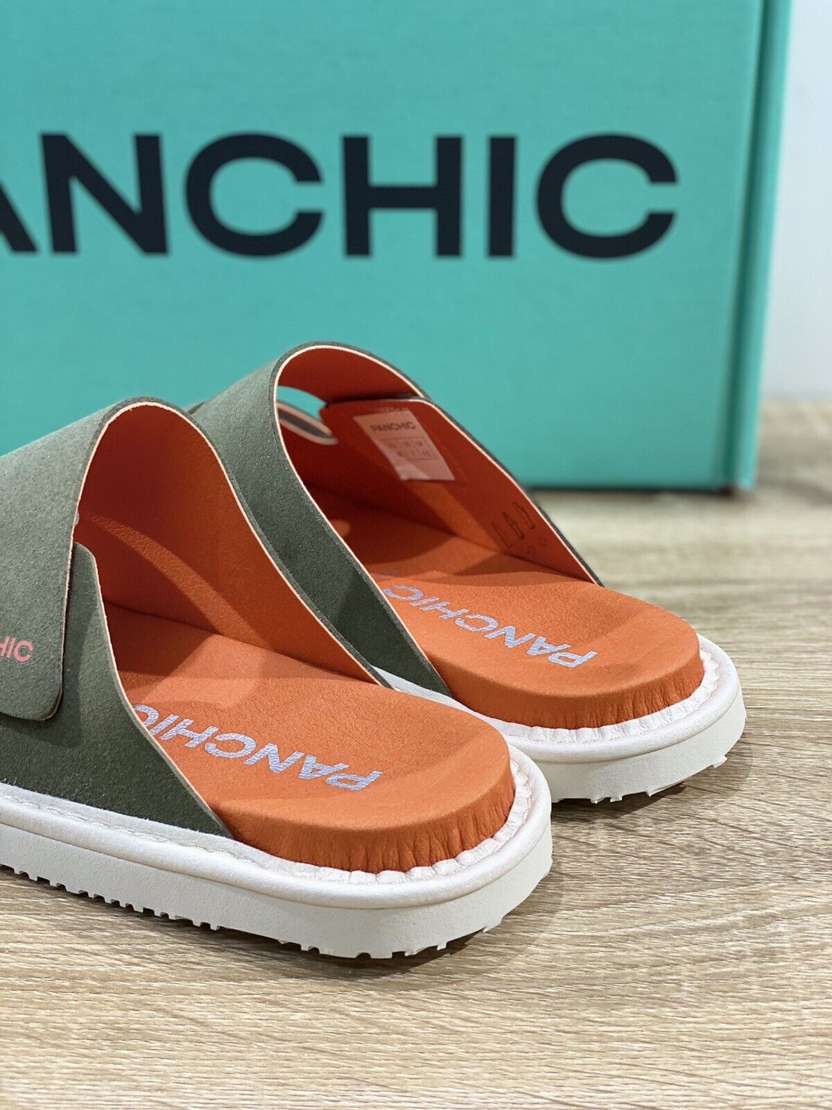 Panchic Sandalo Uomo Flat Slide Verdone Ultra Light 40