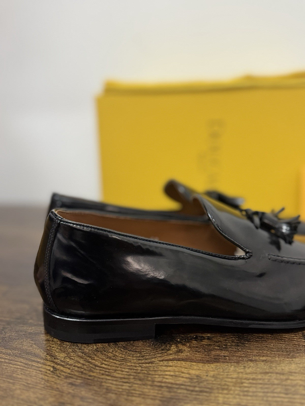 Doucal’s  Mocassino Nappine  Pelle Polish Nero   Flexible  Casual Scarpa Uomo 44