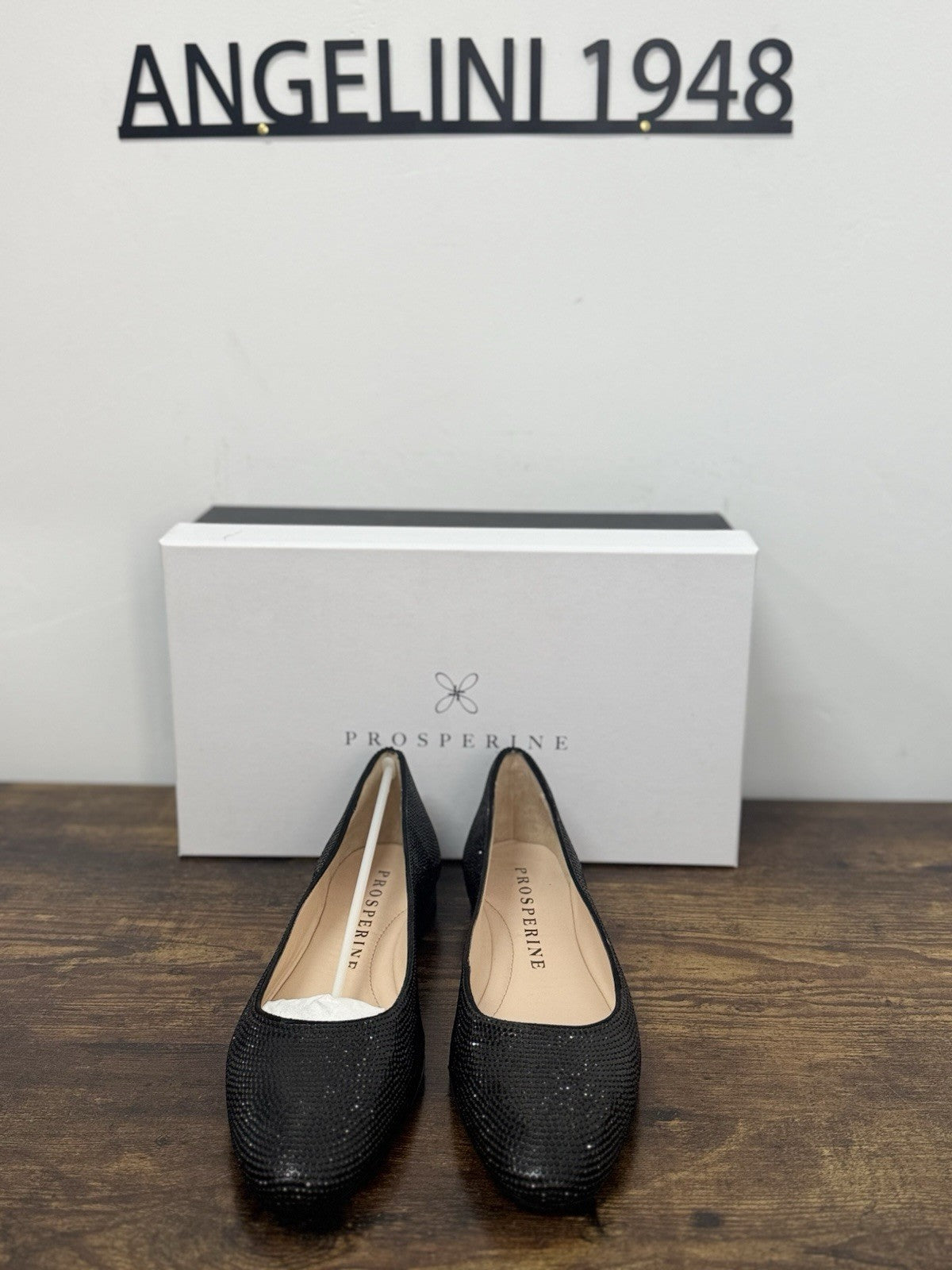 Prosperine Ballerina Crystal Nero  Casual Scarpa Donna 41