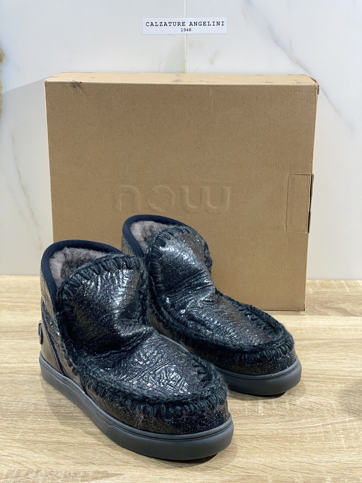 Mou Eskimo Snekaer   Mou Casual Mou Boot Laminato Nero 36