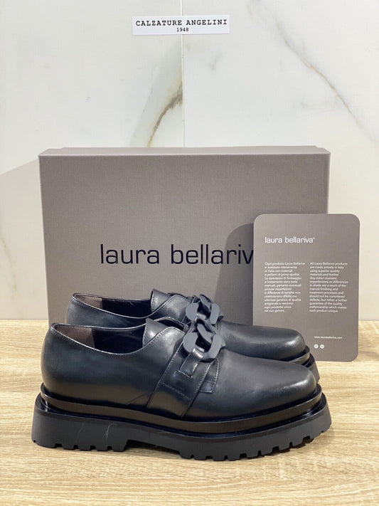 Laura Bellariva Mocassino donna Pelle Nera Extra Light 37