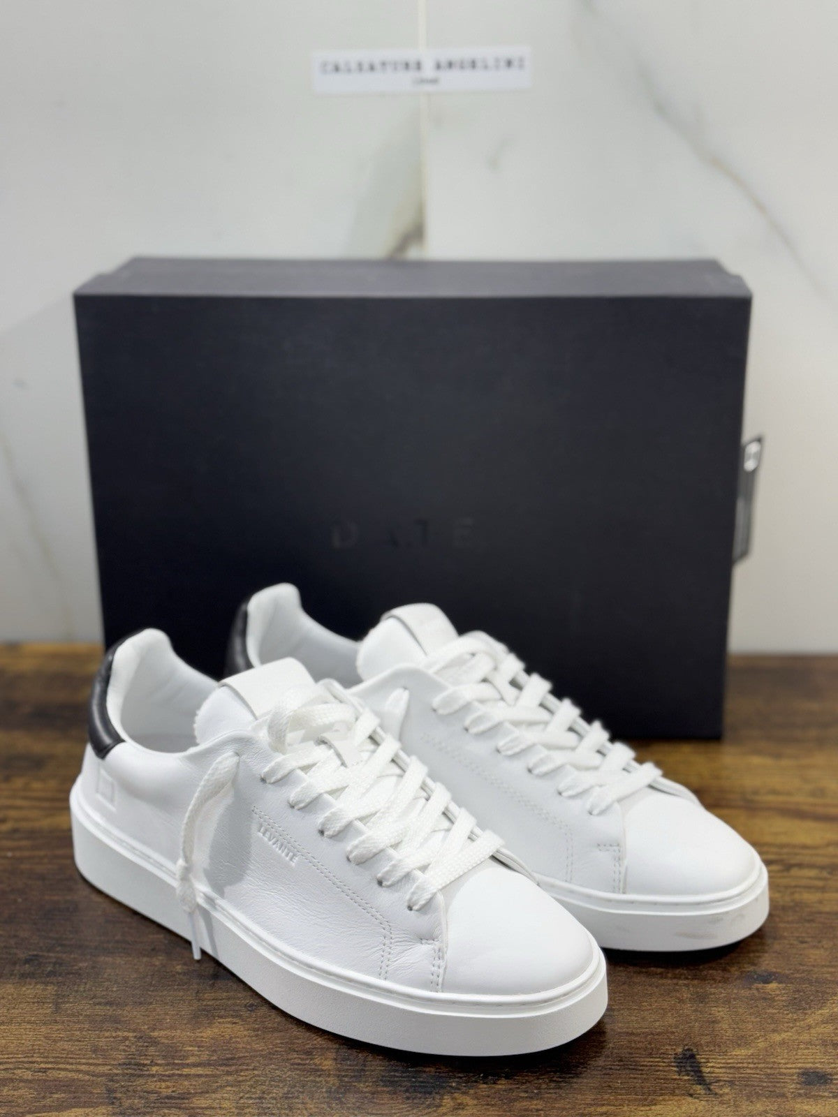 D.A.T.E Levante   sneaker Pelle White  Casual Shoes Uomo 40
