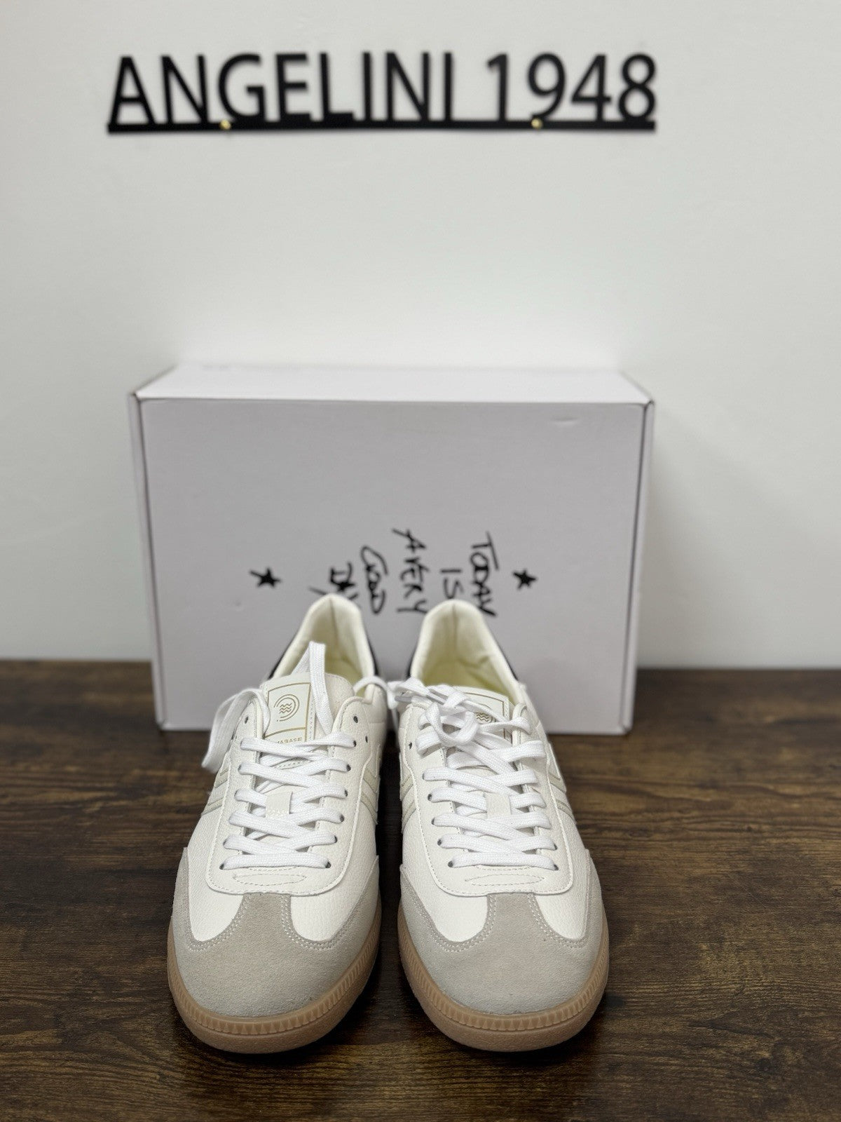 Primabase Sneaker Suede Pelle Bianca Extra light Casual Uomo 46