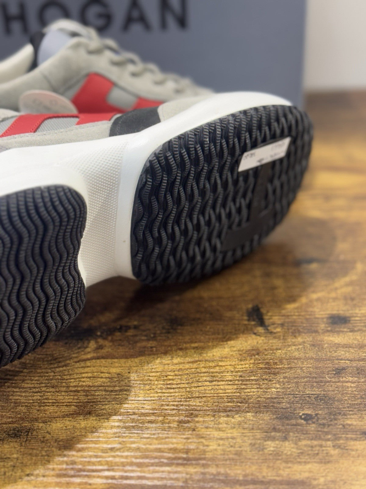Hogan Interaction  Sneaker Pelle Grey  Memory Foam Luxury Hogan Uomo 42.5