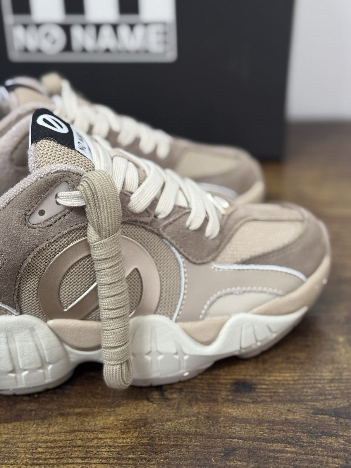 No Name Sneaker Suede Beige Casual Donna 41