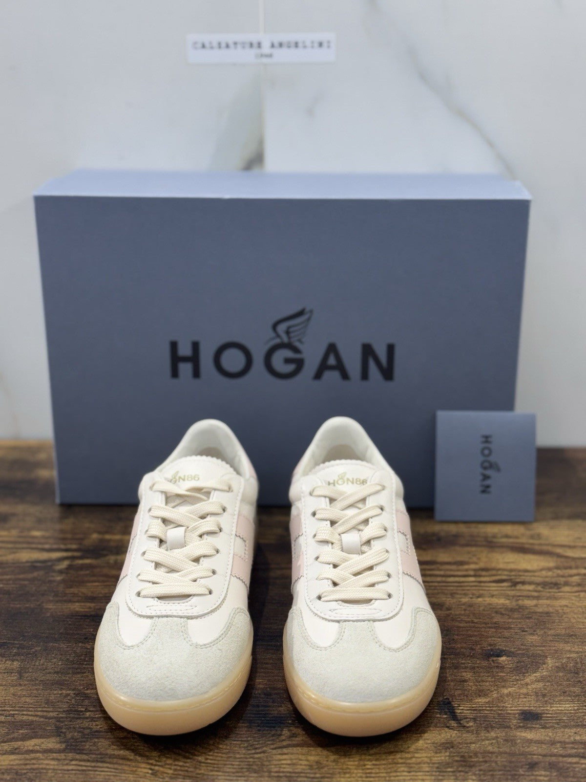 Hogan Cool Sneaker Pelle Casual Beige    Hogan Scarpe Donna 38
