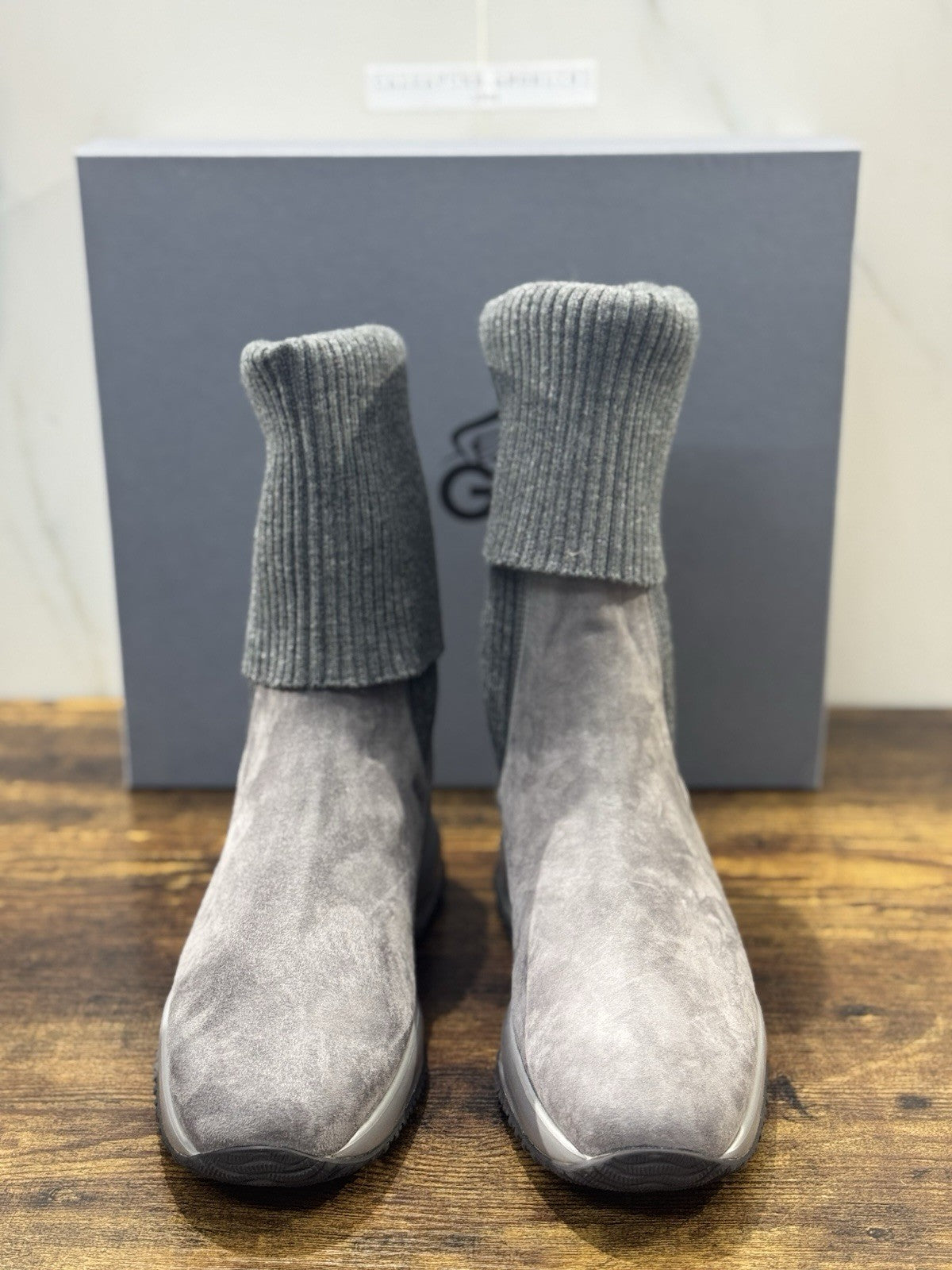 Hogan Interactive Stivaletto Lana Suede Grigio         Casual Hogan Donna 40