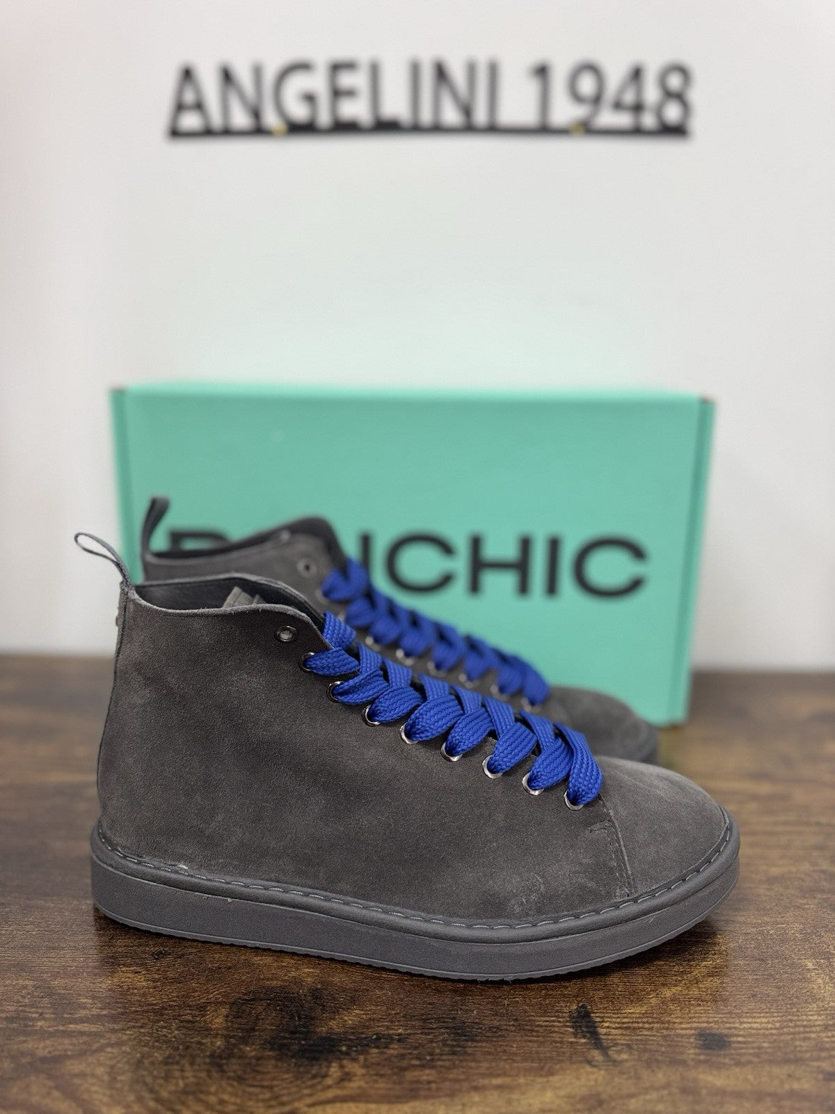 Panchic Ankle Boot Suede Grigio   Casual Boot Uomo 43