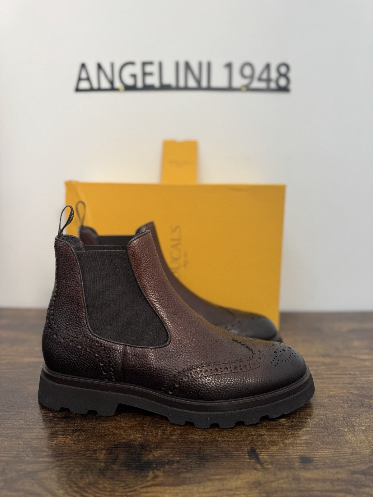 Doucal’s Chelsea Boot Pelle Marrone  Casual Scarpa Doucal’s Uomo 43.5