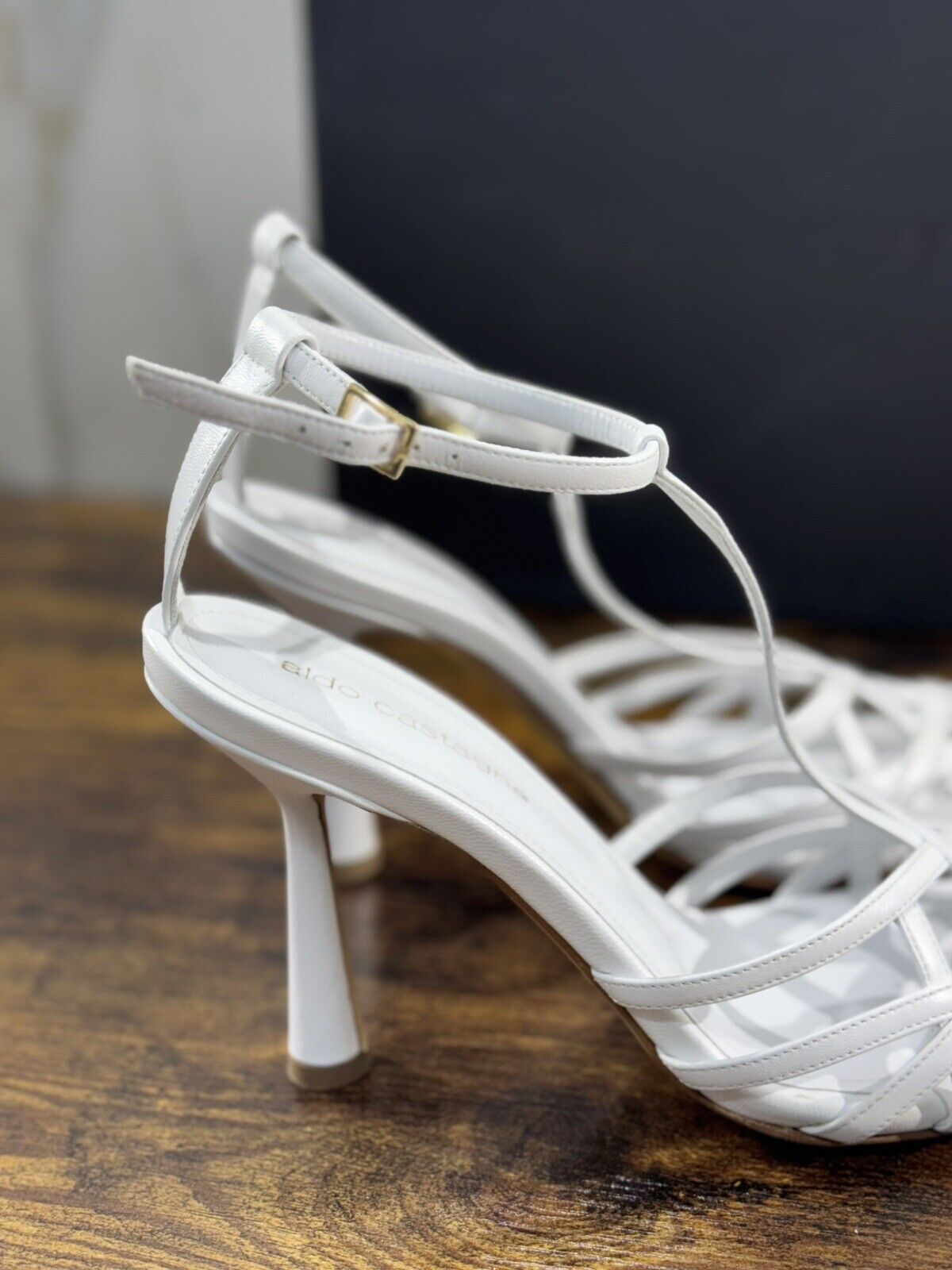 Aldo Castagna Sandalo Donna Lidia Pelle Bianco    Luxury Woman Sandal 41