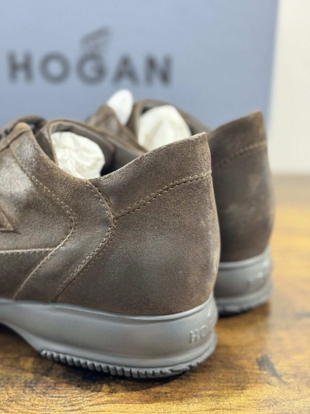 Hogan Interactive uomo suede Testa Moro   luxury casual hogan shoes 42.5