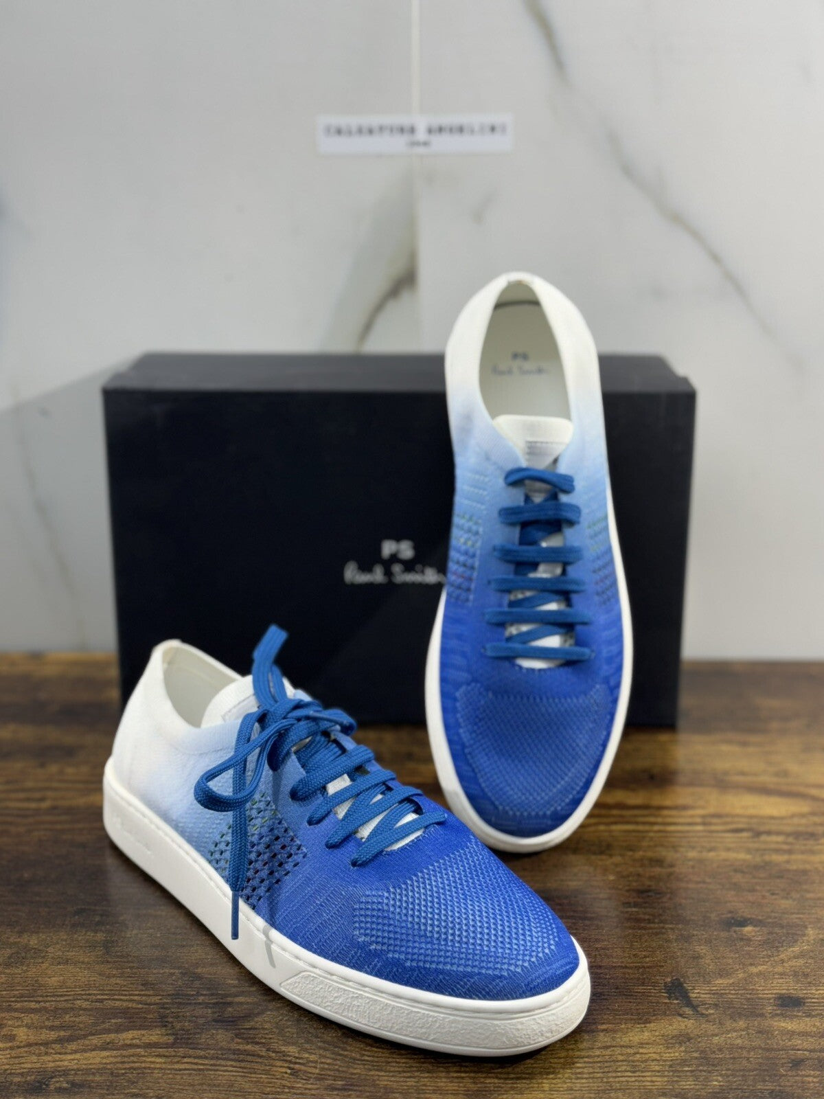 Paul Smith Sneaker Uomo Doyle  Cobalto  Casual Luxury Men Shoe 41