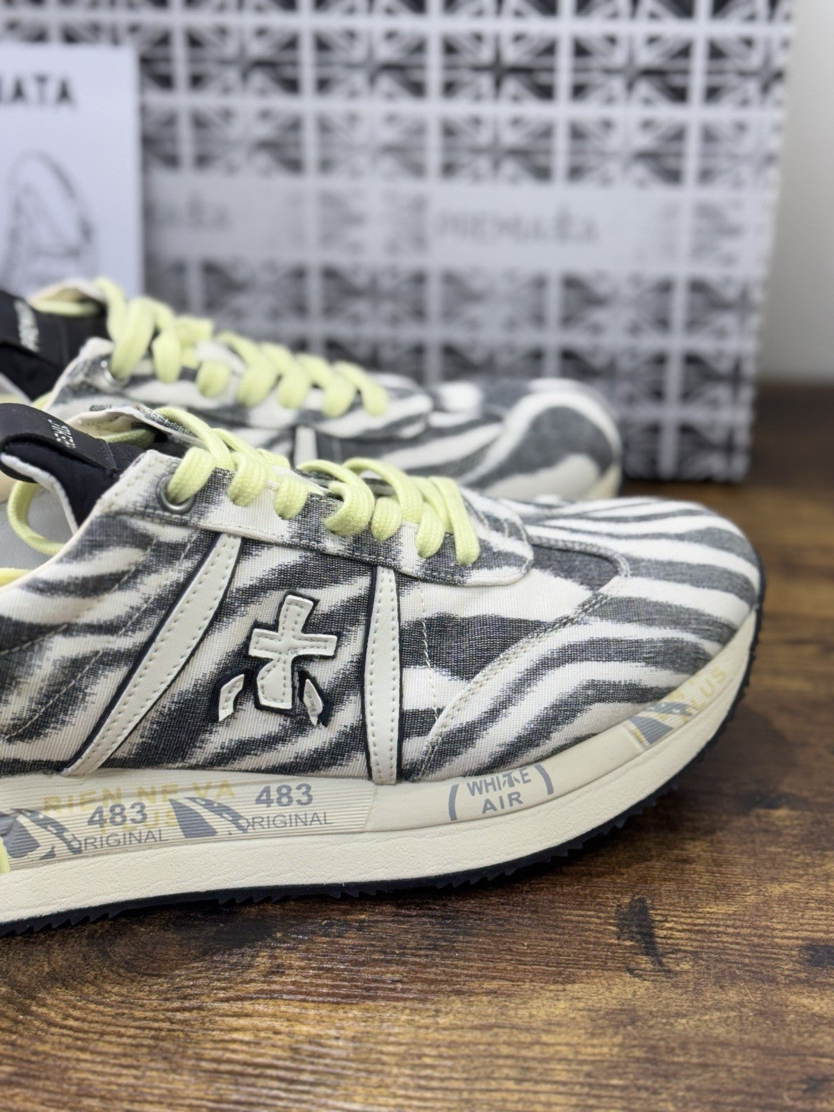 Premiata Conny  Sneaker Zebrata  Casual Premiata Scarpa Donna 41