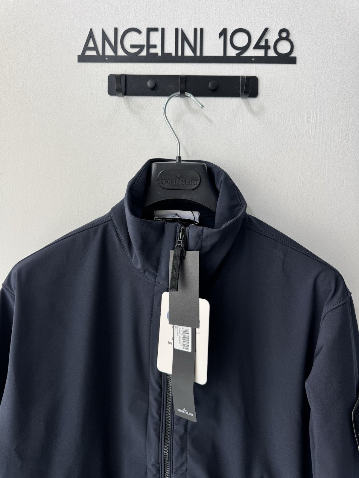 Stone Island Giubotto Light Soft Shell R E . DYE  Blu Icon Jacket Uomo S