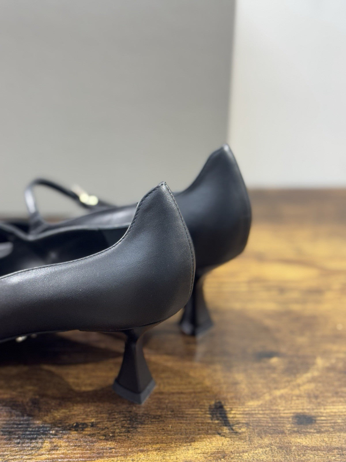 Sergio Levantesi Décolleté Pelle Nero  Luxury Made In Italy Donna 41