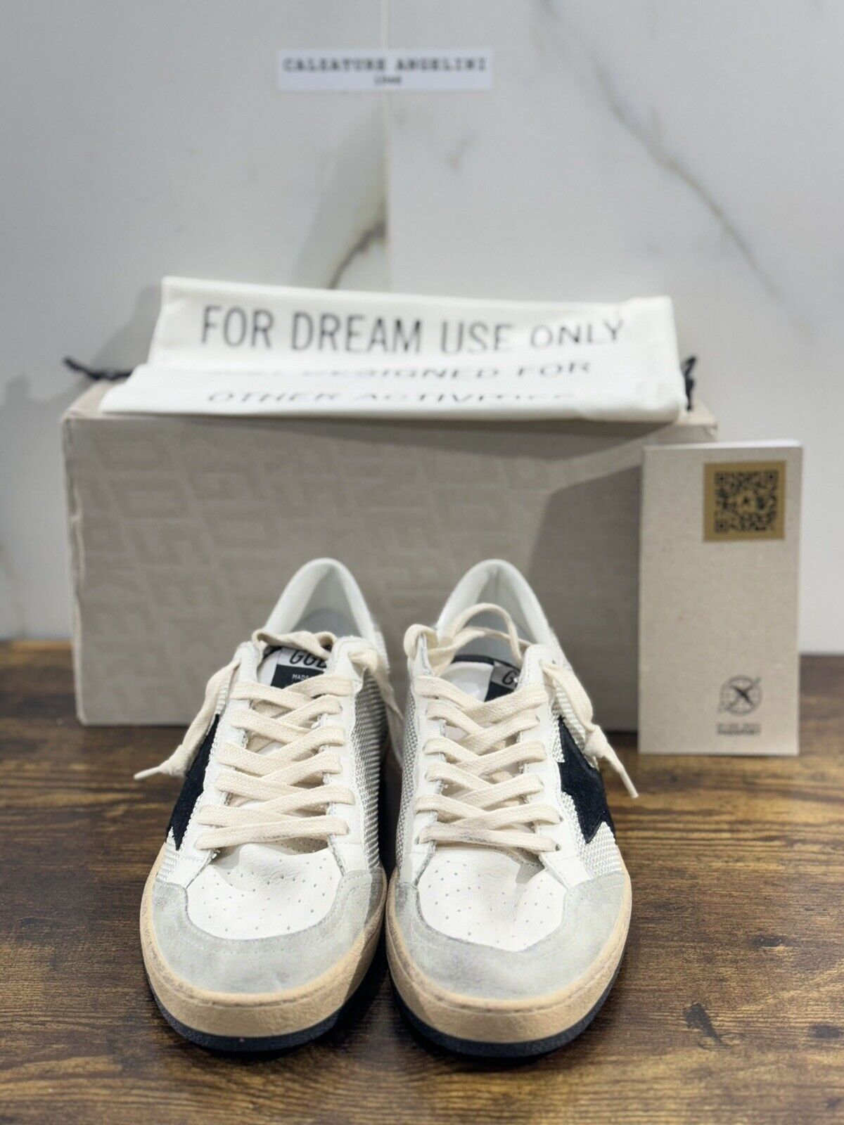 Golden Goose Ball Star Sneaker Uomo Light Silver Luxury Casual Golden Goose 41