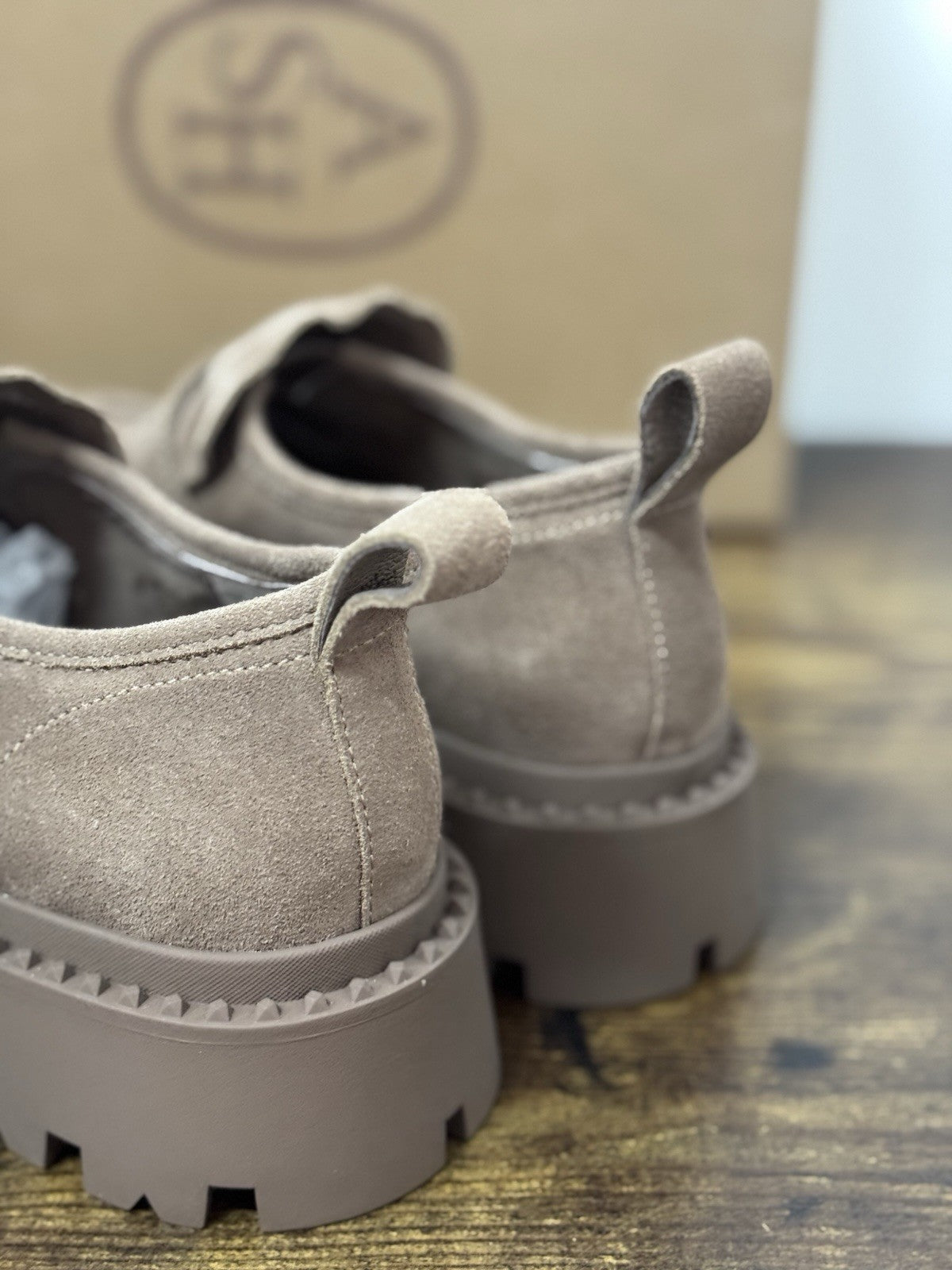 Ash Genial Stud Mocassino Suede Sequoia  Casual Ash Donna 37