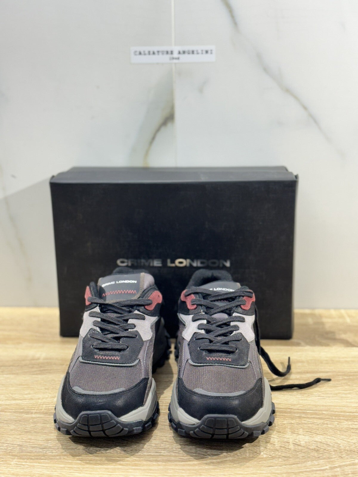 Crime London Sneaker Uomo Sprint Runner          Pelle  Casual Men Shoes 40