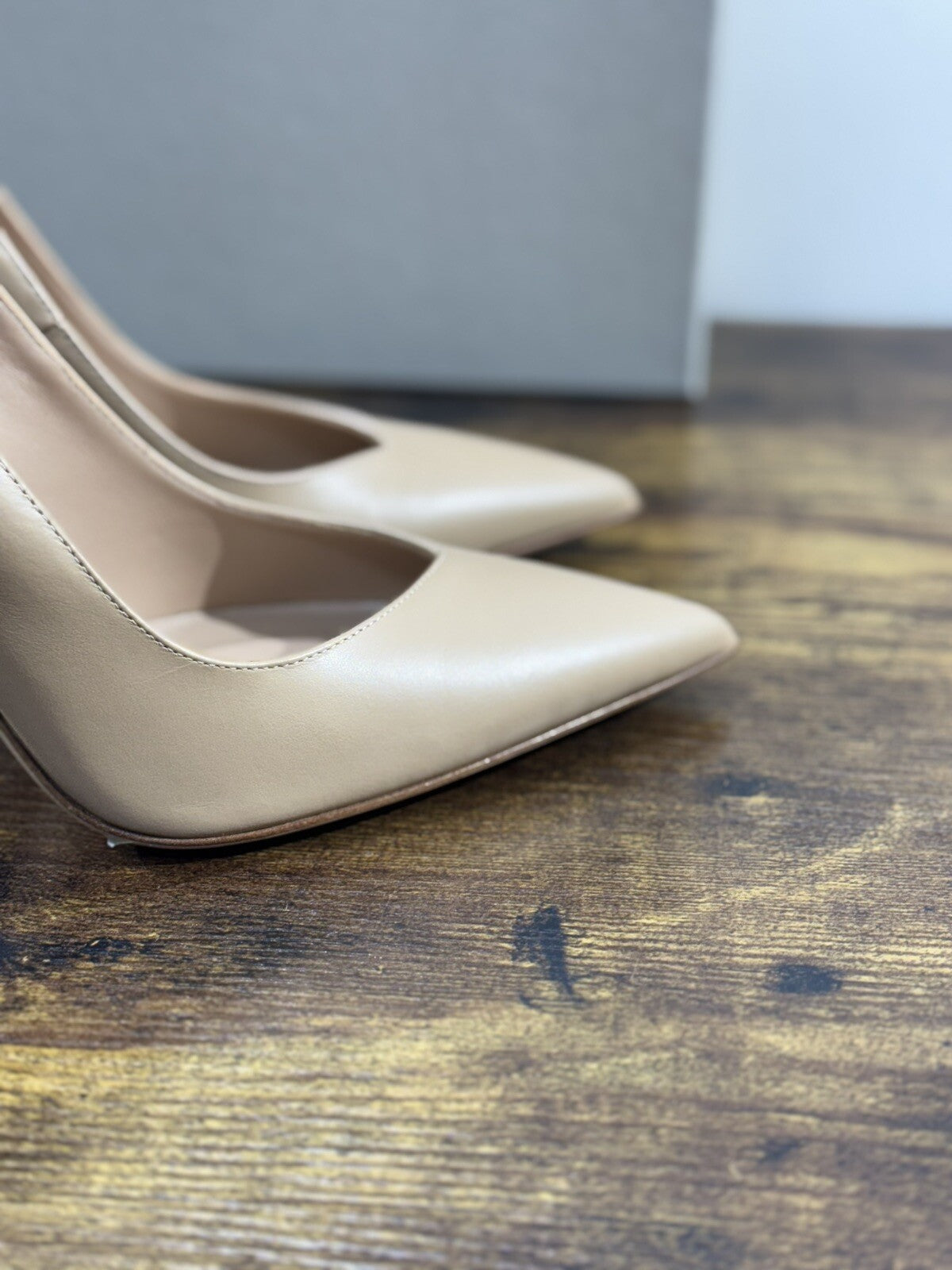 Sergio Levantesi Decollete’ donna Letizia  Pelle Cappuccino made in italy  40