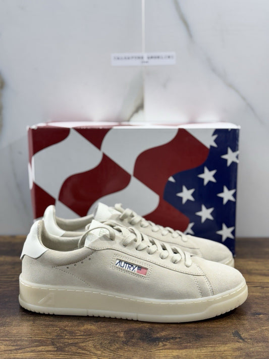 Autry Dallas  Low Men Sneaker Suede Beige  Casual Autry Uomo 44